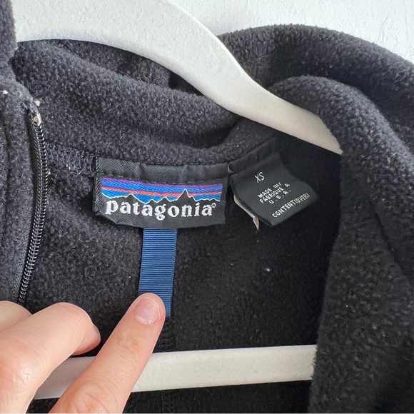 Black Fleece Patagonia Zip Up Jacket - Picture 6 of 6